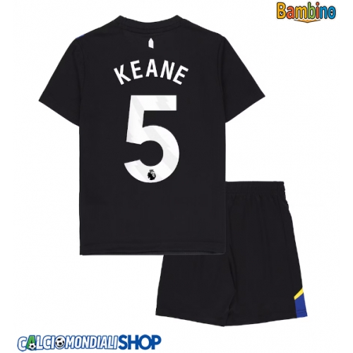 Maglie da calcio Everton Michael Keane #5 Terza Maglia Bambino 2025-26 Manica Corta + Pantaloni corti)